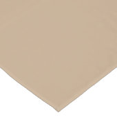 Beige Kurzer Tischläufer (Ecke)