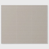 Beige Latte Elegant Ditsy Floral Geschenkpapier (Flach)
