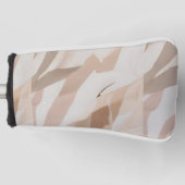 Beige Leaf Golf Cover Headcover (Vorderseite)