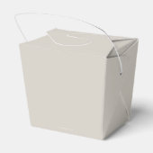 Beige Leaf Motif Happy Thanksgiving Geschenkschachtel (Rückseite)