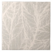Beige Leaf Texture Keramik Tile Fliese (Vorderseite)