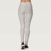 Beige leichte Doily Leggings (Rückseite)