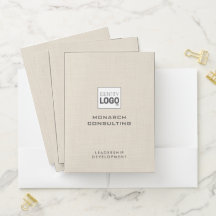 Beige Leinen Creme Textur Einfaches Benutzerlogo