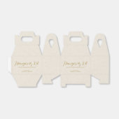 Beige Leinen Einfaches Script Hangover Erholung Ki Geschenkschachtel (Ungefaltet)