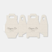 Beige Leinen Einfaches Script Hangover Erholung Ki Geschenkschachtel (Ungefaltet)