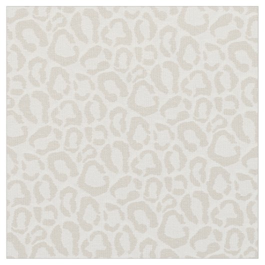 Beige Leopard Animal Print Stoff (Nahaufnahme)