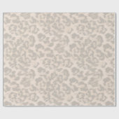 Beige Leopardendrucke. Geschenkpapier (Flach)