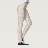 Beige Leopardendrucke. Leggings (Rechts)