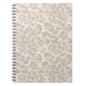 Beige Leopardendrucke. Notizblock (Vorderseite)