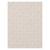 Beige Leopardendrucke. Tischdecke (Vorderseite)