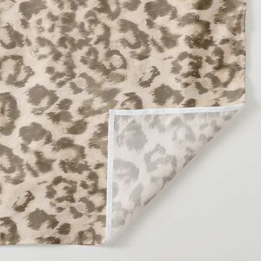 Beige Leopardendrucke. Wandteppich (Detail)