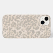 Beige Leopardenprint . Case-Mate iPhone Hülle (Rückseite (Horizontal))