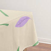 Beige Lila Rose Floral Boho Botanisches Muster Tischdecke (Beispiel)