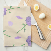 Beige Lila tropische Flora Botanisch