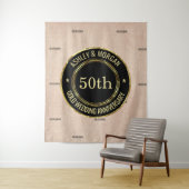 Beige Linen Wandteppich (Beispiel)