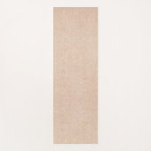 Beige Linen Yogamatte (Vorderseite)