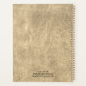 Beige Logo für Unternehmen "Custom Business Organi Planer (Rückseite)