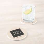 Beige Logos für moderne Berufliche Unternehmen Getränkeuntersetzer (Seite)