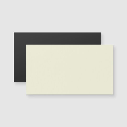 Beige Magnetkarte (Vorne/Hinten)