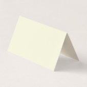 Beige & Mandel-Minimalist Plain Premium Leinen Visitenkarten (Rückseite)