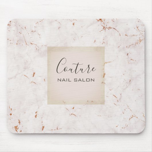 Beige Marble Classic Mousepad (Vorne)