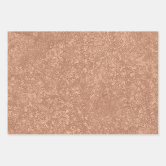 Beige Marble Terrazzo Texture Geschenkpapier Set (Vorderseite 3)