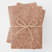 Beige Marble Terrazzo Texture Geschenkpapier Set (Beispiel)