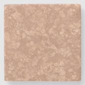 Beige Marble Terrazzo Texture Steinuntersetzer (Vorderseite)