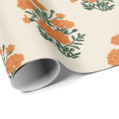 Beige Marigold-Packpapier Geschenkpapier (Rolleneckpunkt)