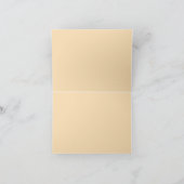 Beige Marmor Vielen Dank Note Card Dankeskarte (Innenseite)