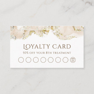 beige Marmorkarte Visitenkarte