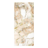beige Marmorkarte Werbekarte (Hinten)