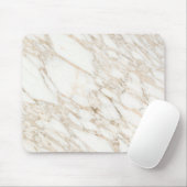 Beige Marmormouse Pad 2 Mousepad (Mit Mouse)