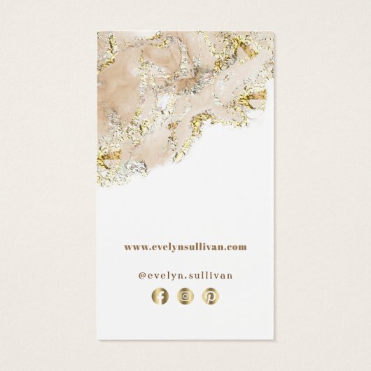 Beige Marmorverpackung (Rückseite)