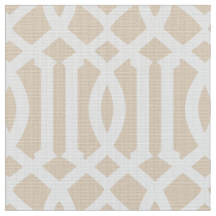 Beige marokkanisches Gewebe des Muster-  Stoff