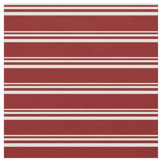 Beige & Maroon Colored Lines Stoff (Nahaufnahme)