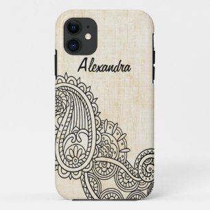 Beige Mehndi Motif BT iPhone 5 Fall Case-Mate iPhone Hülle