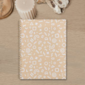 Beige Memphis Pattern Planner Planer