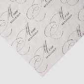 Beige Merci Beaucoup Elegant Kalligraphie Vielen D Seidenpapier (Ausschnitt)