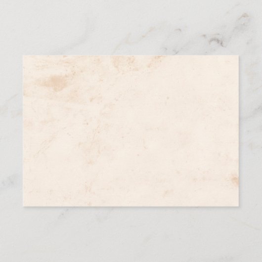 Beige Mexican Wedding Details QR code Begleitkarte (Rückseite)