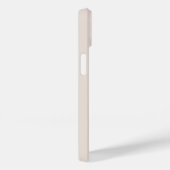 Beige Minimal Moderne anfängliche botanische Monog Case-Mate iPhone Hülle (Rückseite / Rechts)