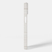 Beige Minimal Modernes Anfangsbuchstaben Case-Mate iPhone Hülle (Rückseite / Rechts)