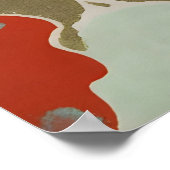 Beige Minimalist Poster (Ecke)