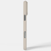 Beige Minimalistisch Moderne fette Anfangsmonogram Case-Mate iPhone Hülle (Rückseite / Rechts)