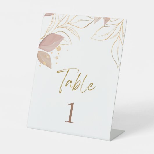 Beige Minimalistisch Sockelschild (Vorderseite)