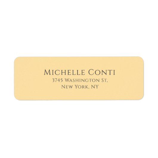 Beige Minimalistische Schlichte Elegante Moderne (Vorne)