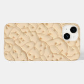 Beige minimalistisches Chic-iPhone-Case-Design Case-Mate iPhone Hülle (Rückseite (Horizontal))