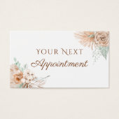 Beige-Minze-Terminkarte (Vorderseite)