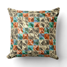 Beige-, Minze- und Korallenfliesen oder gefärbt