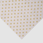 Beige mit GoldTupfen Seidenpapier (Ausschnitt)